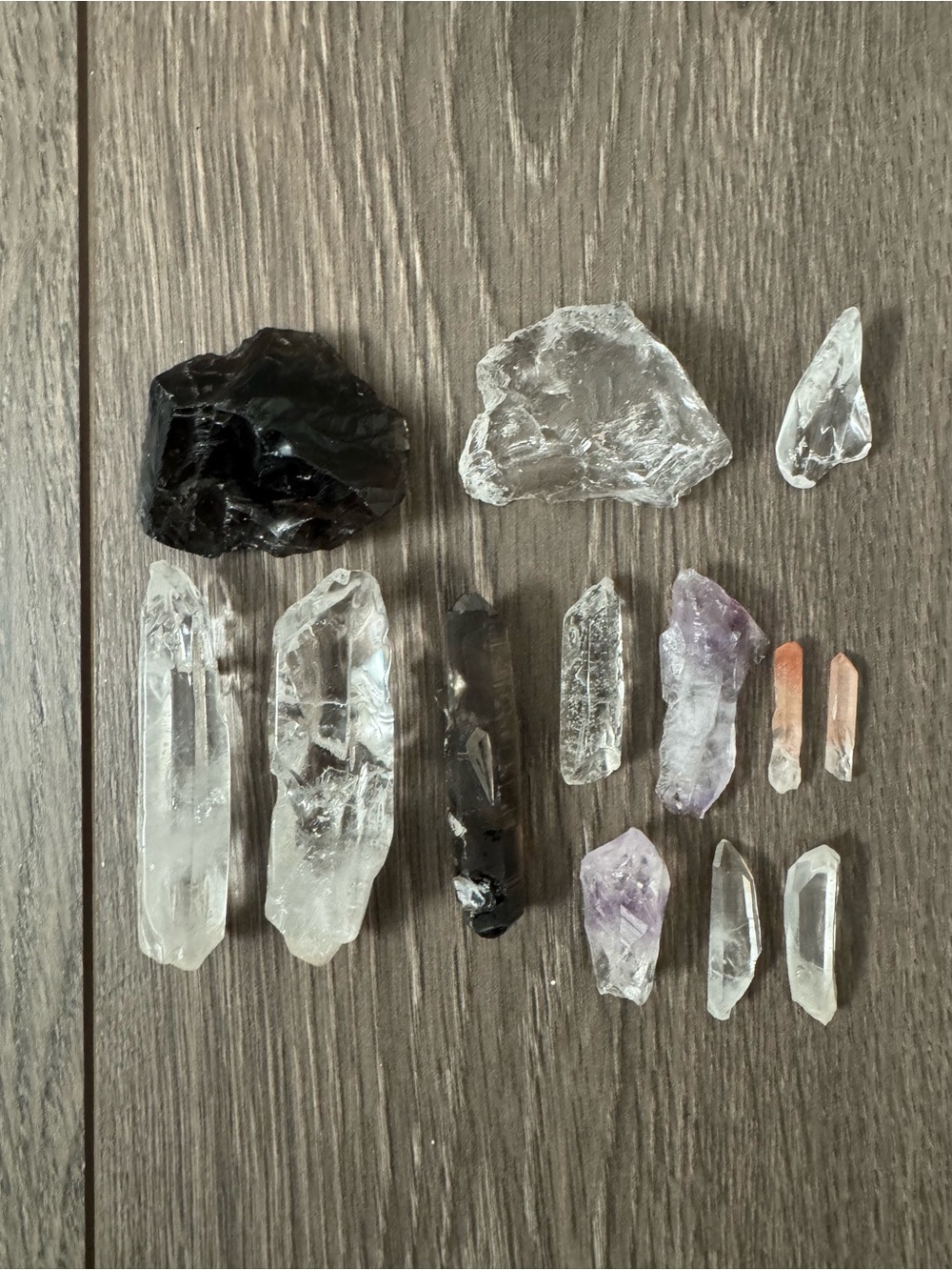 Raw crystal lot